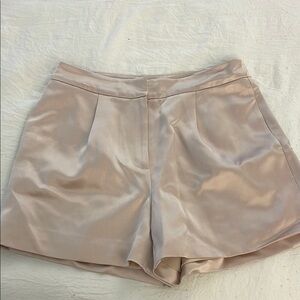 Elie Tahari silk Tan High Waist Shorts Relaxed Fit